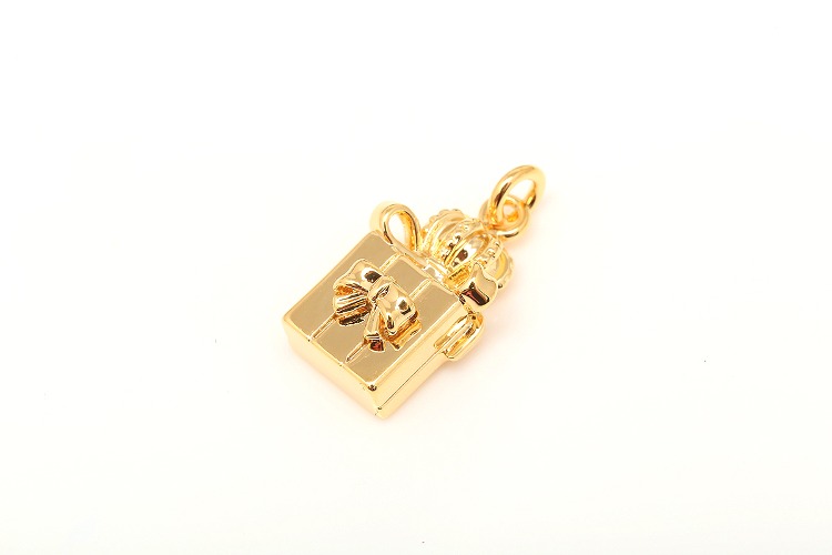 [도매] CH8104-금도금 선물 상자 (20개)